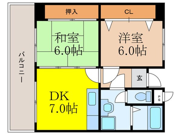 カルム千昇の物件間取画像